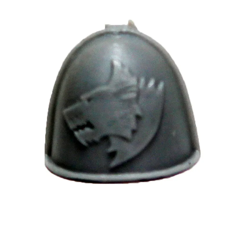Warhammer 40K Marines Forgeworld Space Wolves MKIV Shoulder Pad Bits