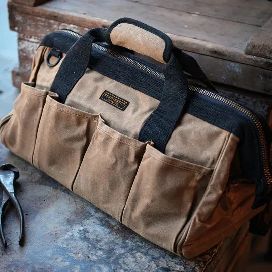 Waxed Canvas Tool Bag