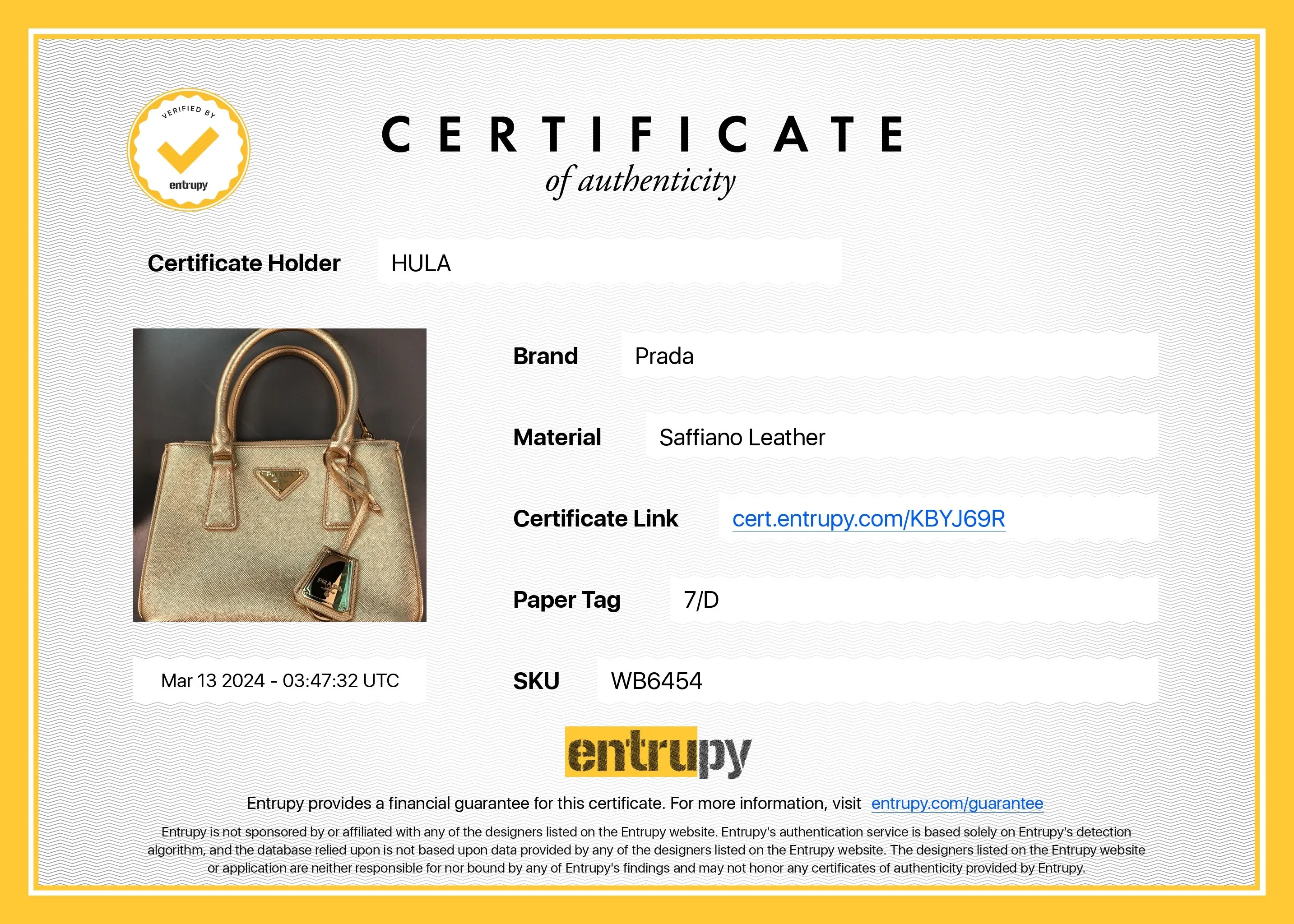 [WB6454] Prada | Cross-Body Bag