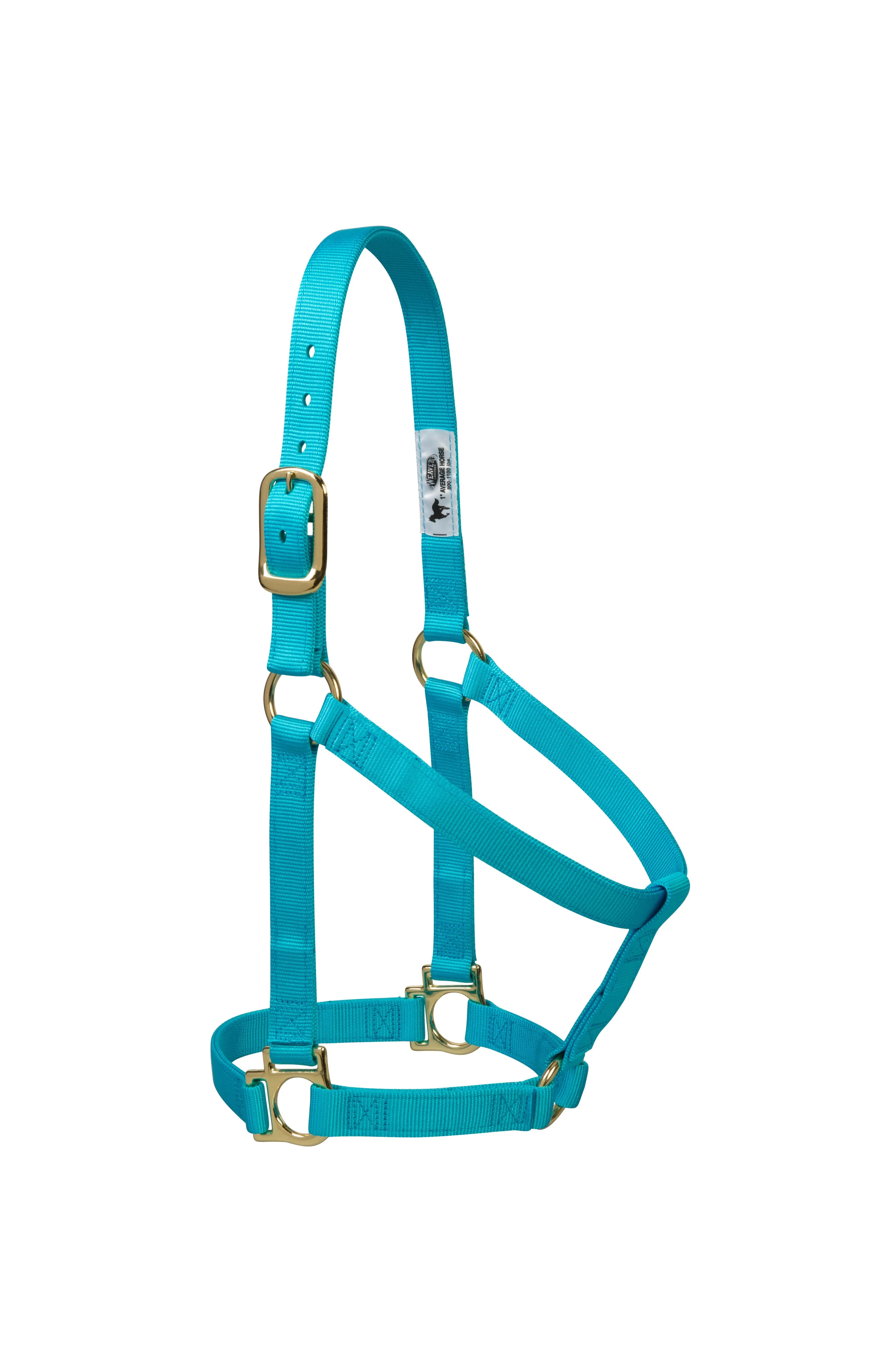Weaver Basic Non-Adjustable Nylon Halter, 1" Average Horse (Multiple Color Options)
