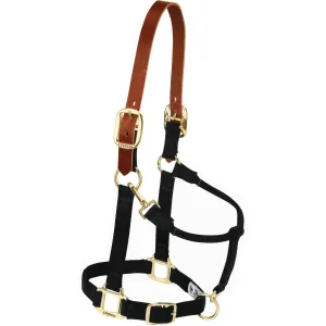 Weaver Breakaway Original Adjustable Chin and Throat Snap Halter, 3/4" Weanling/Pony (Multiple Color Options)