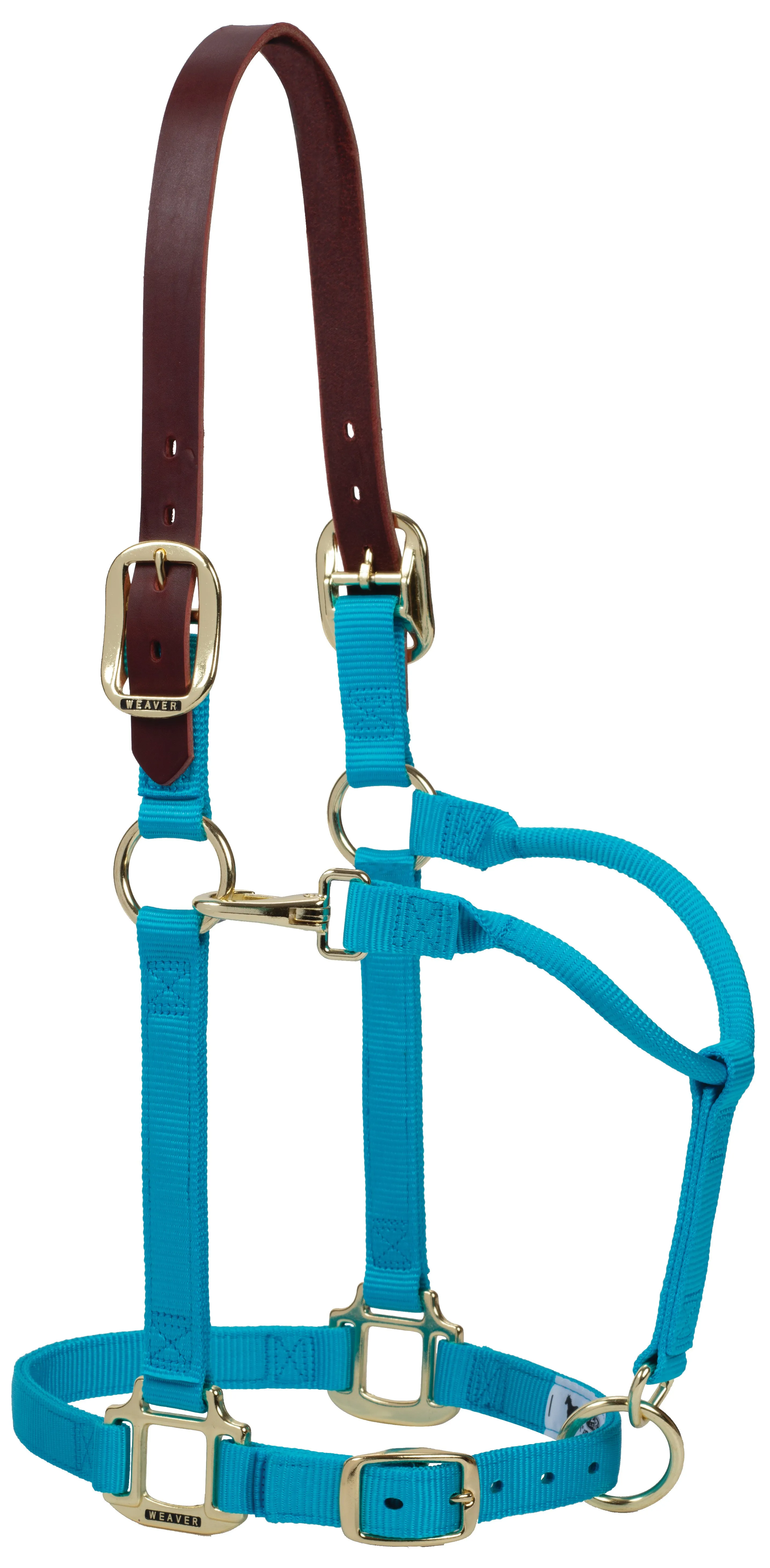 Weaver Breakaway Original Adjustable Chin and Throat Snap Halter, 3/4" Weanling/Pony (Multiple Color Options)