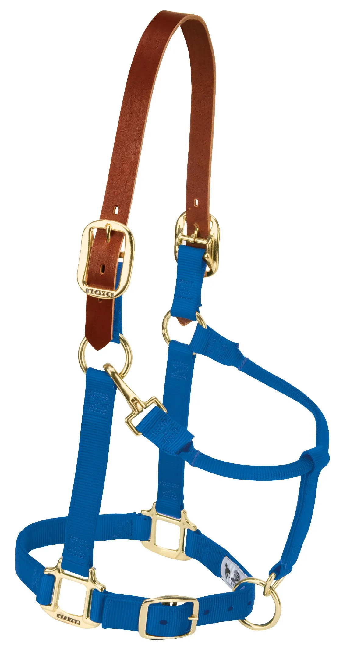 Weaver Breakaway Original Adjustable Chin and Throat Snap Halter, 3/4" Weanling/Pony (Multiple Color Options)