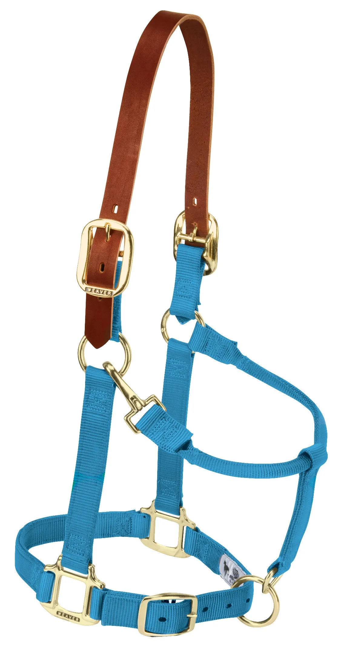Weaver Breakaway Original Adjustable Chin and Throat Snap Halter, 3/4" Weanling/Pony (Multiple Color Options)