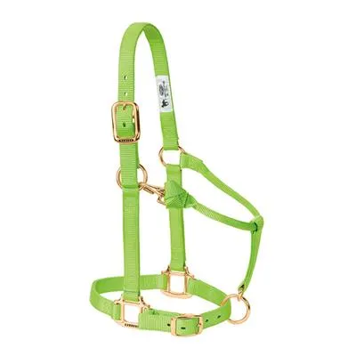 Weaver Leather Original Adjustable Chin and Throat Snap Halter, 1" Small Horse or Weanling Draft