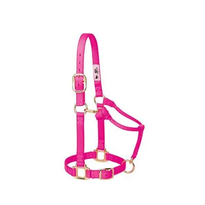 Weaver Leather Original Adjustable Chin and Throat Snap Halter, 1" Small Horse or Weanling Draft