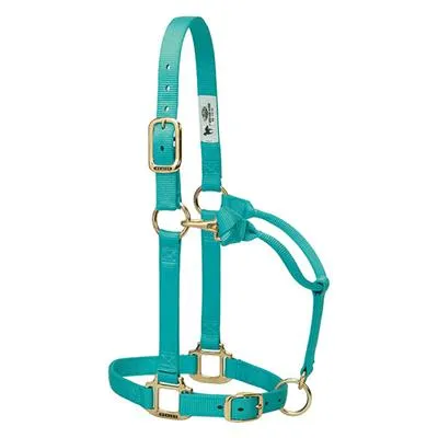 Weaver Leather Original Adjustable Chin and Throat Snap Halter, 1" Small Horse or Weanling Draft