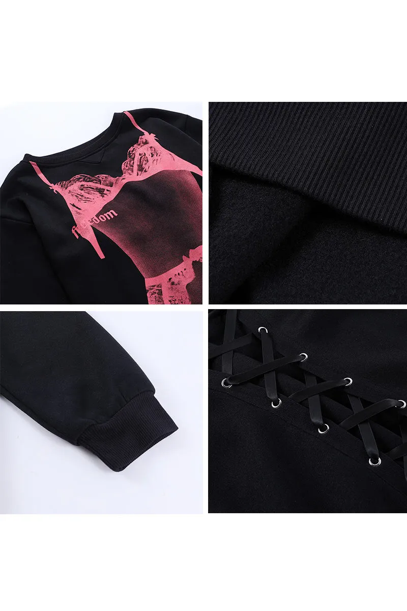 WH0212 Fleece Graphic Sweatshirt