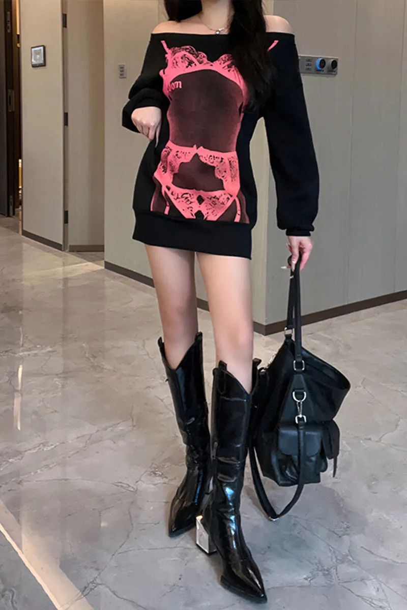 WH0212 Fleece Graphic Sweatshirt