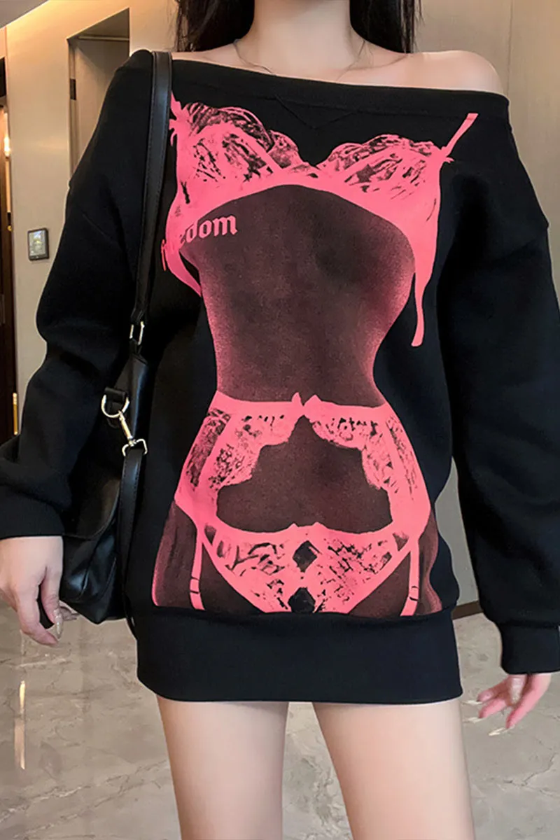 WH0212 Fleece Graphic Sweatshirt