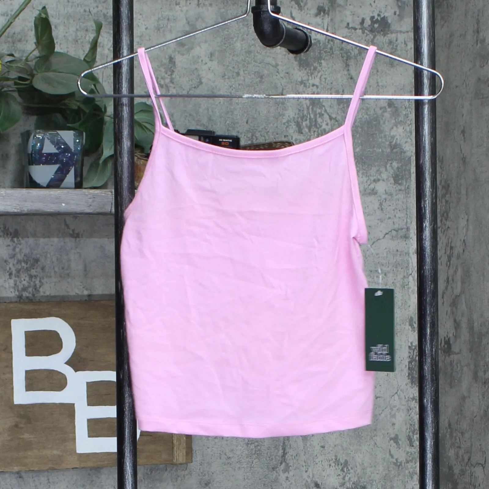 Wild Fable Women's Slim Fit Cropped Cami Tank Top
