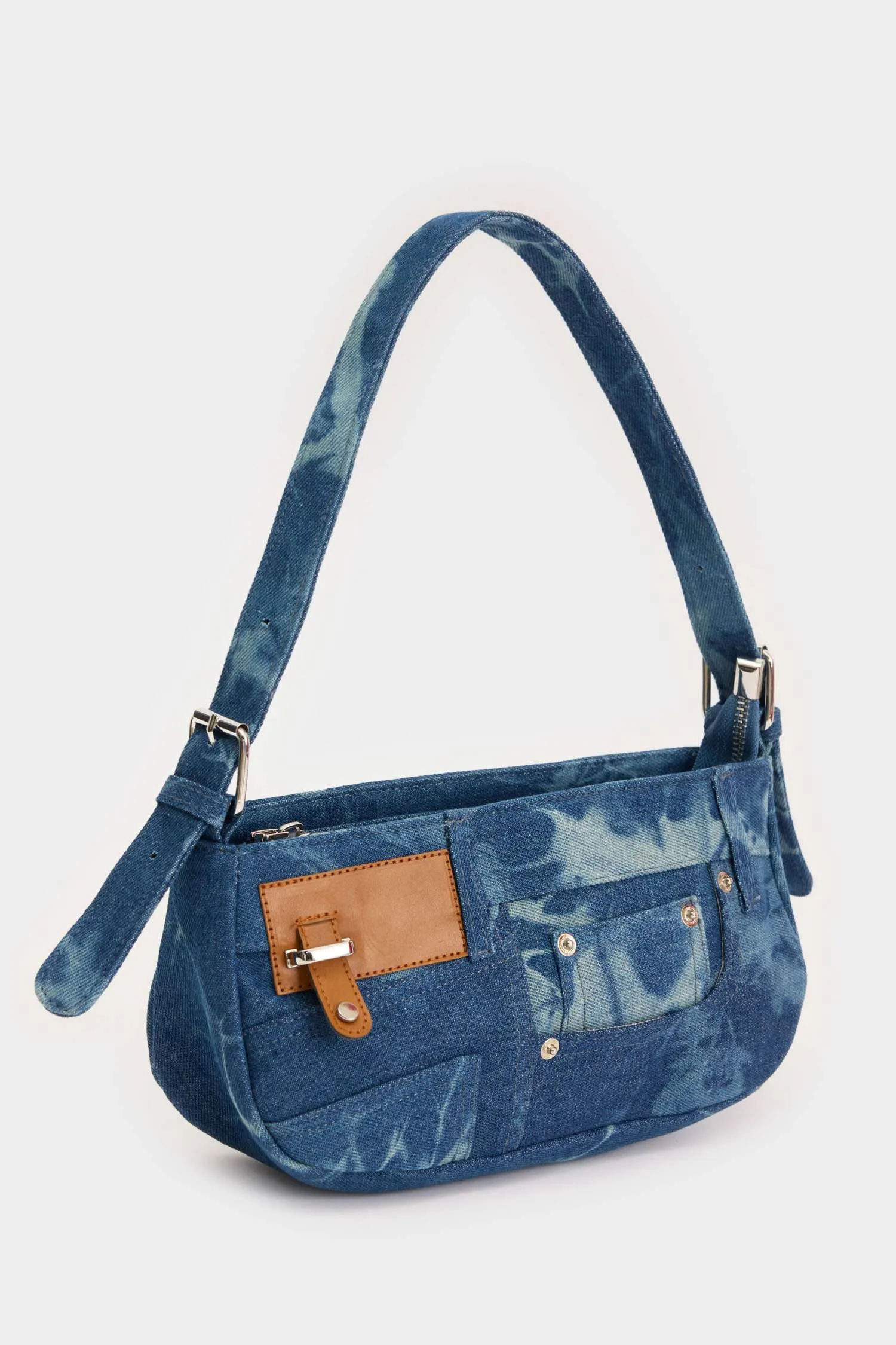 Women Jean Look Shoulder Bag
