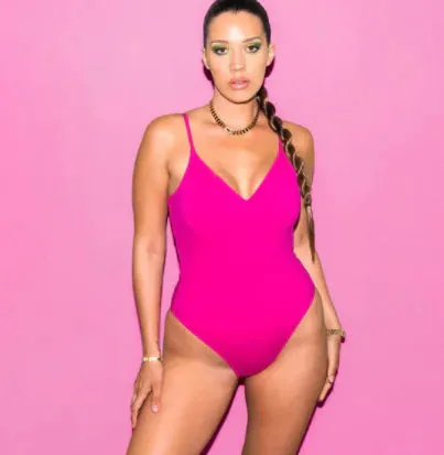 Women's Plus Size Backless String Bikini One Piece Swimsuit
