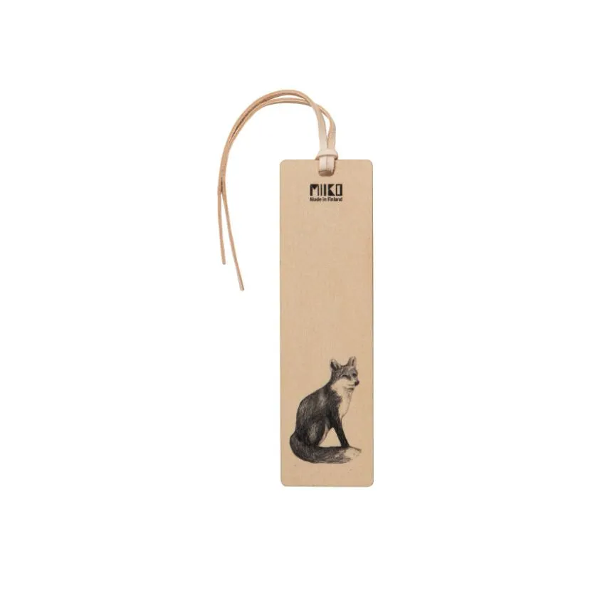 Wooden Fox bookmark