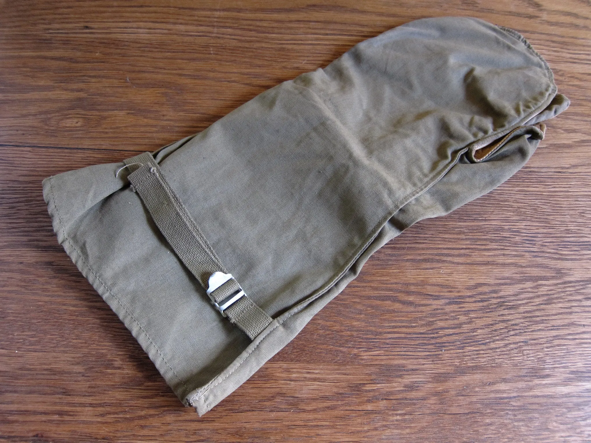 WW2 Memorabilia Canvas Leather Machine Gunners Gloves