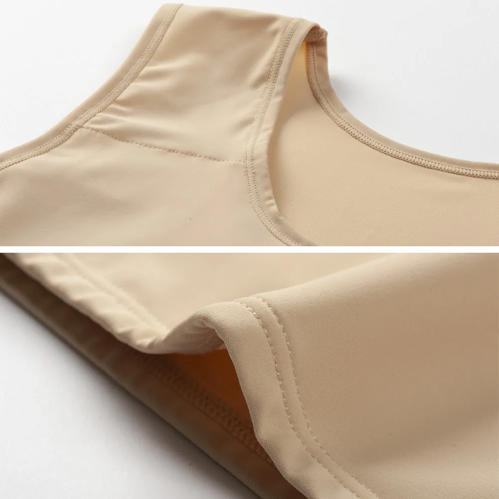 XUJI High-Compression Chest Binder - Double-Layer Design, Breathable & Lightweight for Daily Wear, Sports, or Swimming - XUJI Srore