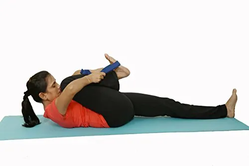 Yogasya Cotton Yoga Belt - Yoga Props for Safe and Challenging Yoga Posture - Black , 8 Feet Length - 1.5" Width ( Black )